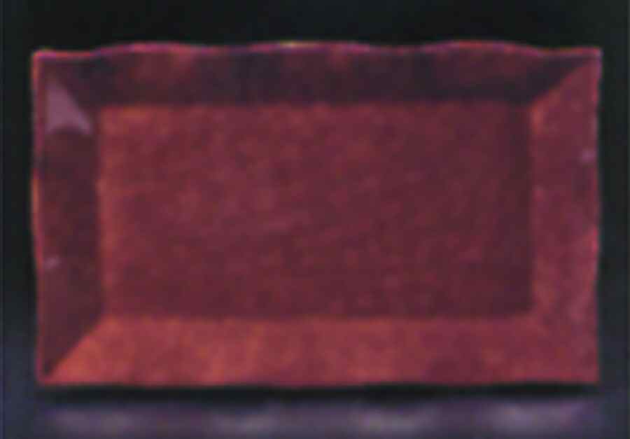 Onde Terra (Rust Brown) 18" Rectangular Serving Platter by Presenttense-1