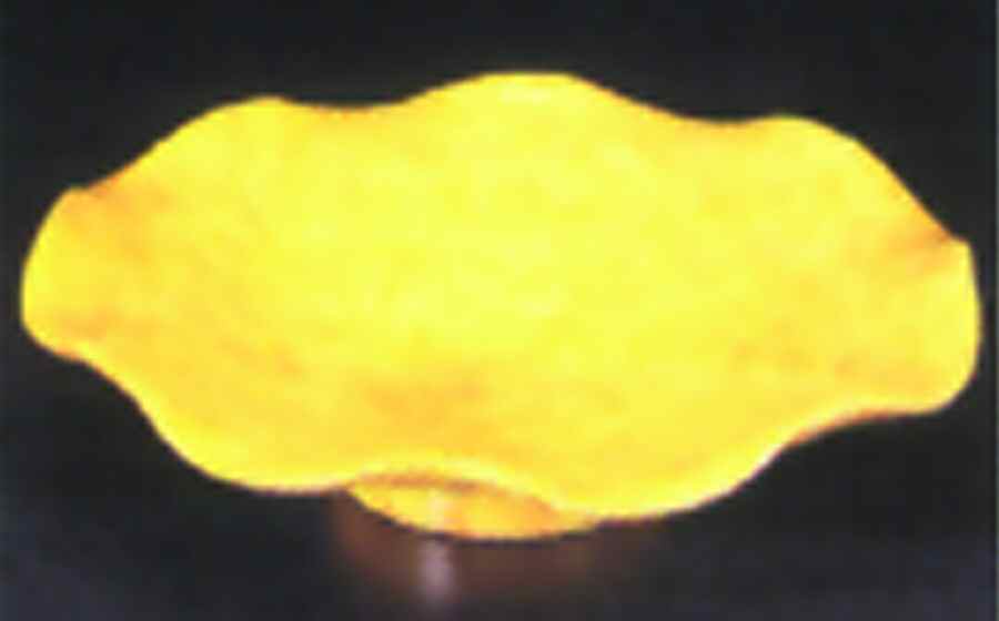 Onde Giallo (Yellow) Footed Bowl by Presenttense-1
