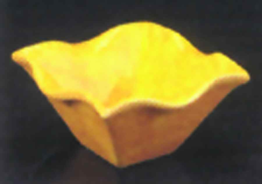 Onde Giallo (Yellow) Condiment Bowl by Presenttense-1