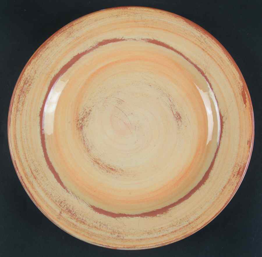 Stripes and Dots Yellow Salad Plate by Presenttense-1