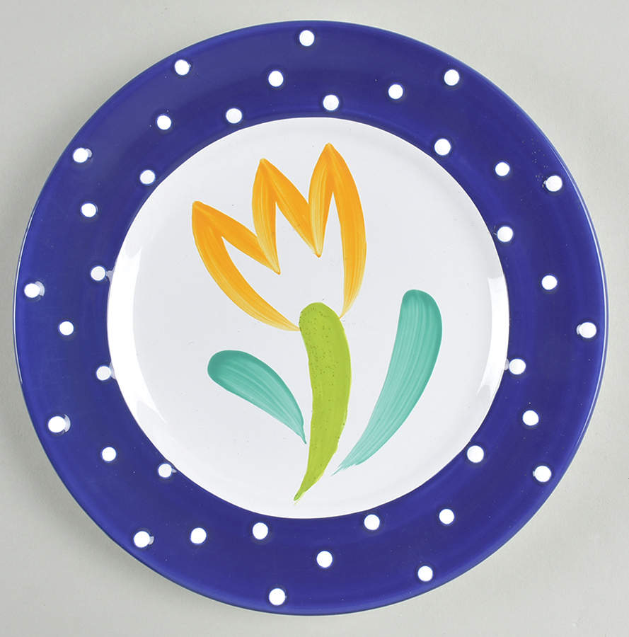 Coquette Blue Salad Plate by Presenttense-1
