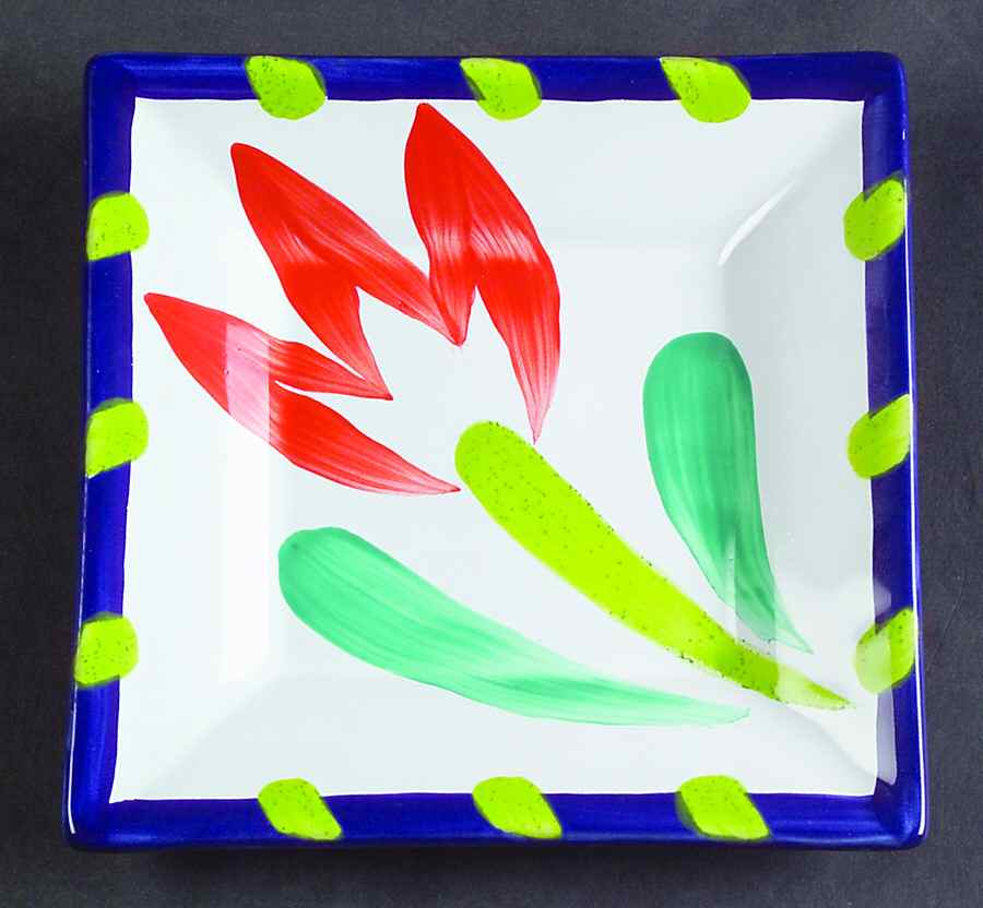 Coquette Blue Canape Plate by Presenttense-1