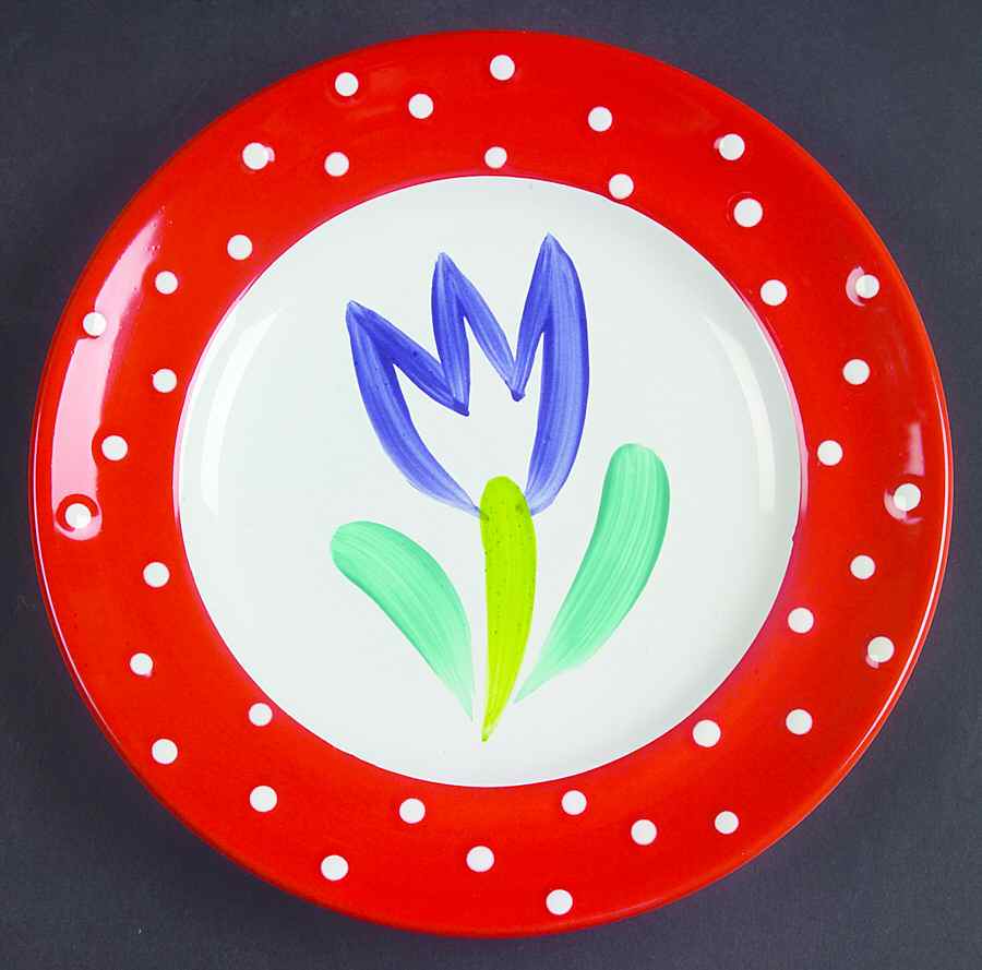 Coquette Blue Salad Plate by Presenttense-1