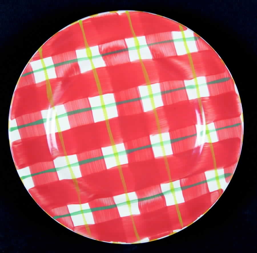 Coquette Red Accent Salad Plate by Presenttense-1
