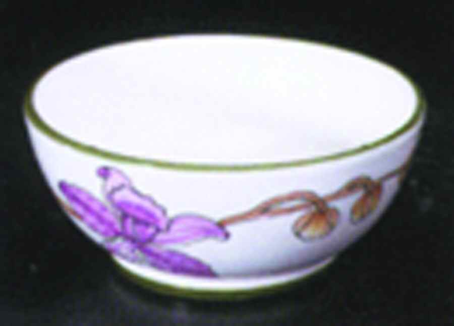 Orchid Garden Fuschia Coupe Cereal Bowl by Presenttense-1
