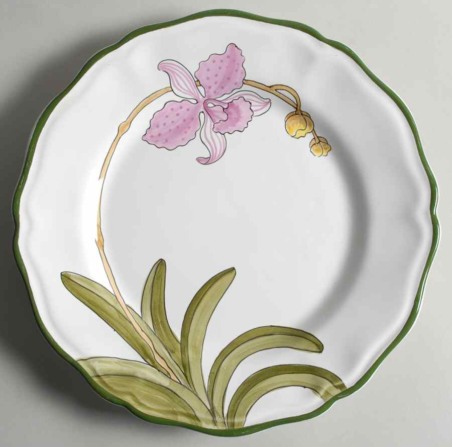 Orchid Garden Fuschia Dinner Plate by Presenttense-1