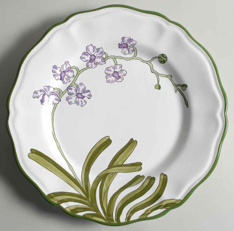 Orchid Garden Lilac Dinner Plate by Presenttense-1