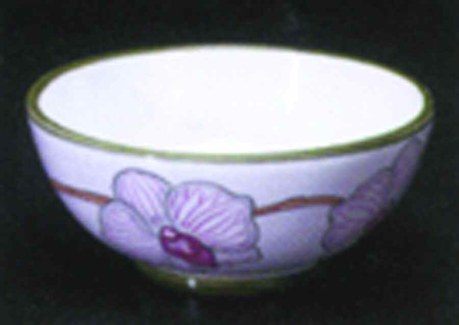 Orchid Garden Light Pink Coupe Cereal Bowl by Presenttense-1