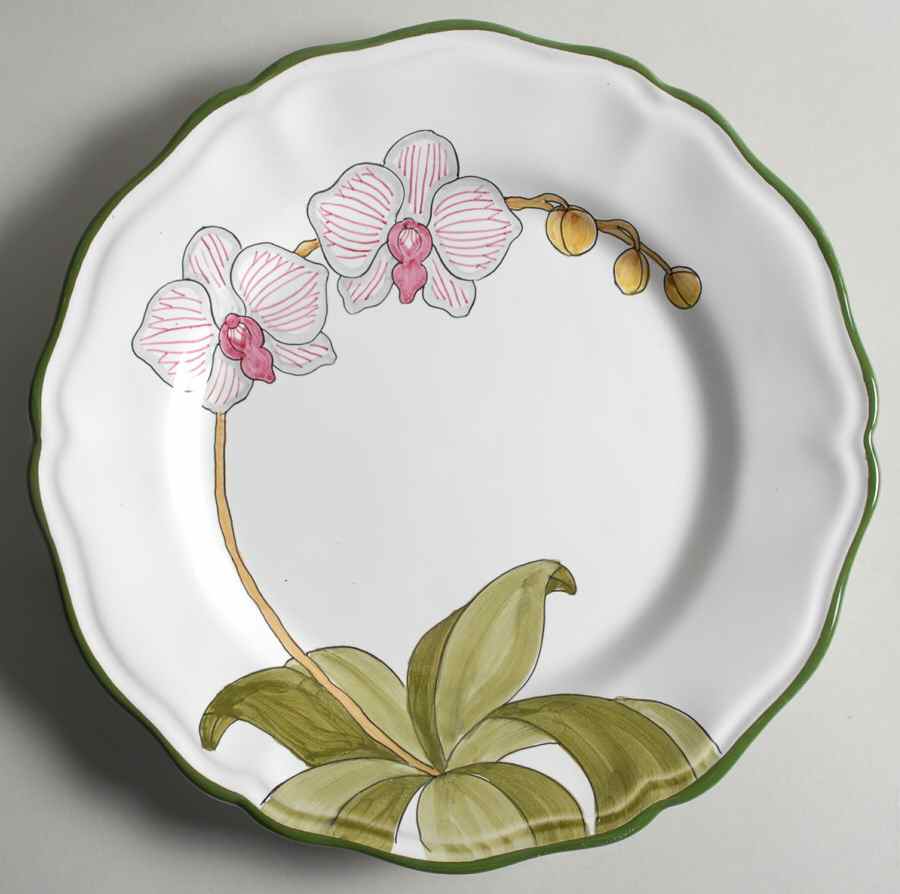 Orchid Garden Light Pink Dinner Plate by Presenttense-1