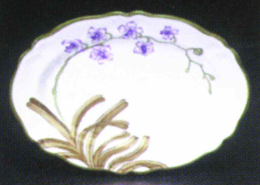 Orchid Garden (Accessories) 13" Oval Serving Platter by Presenttense-1
