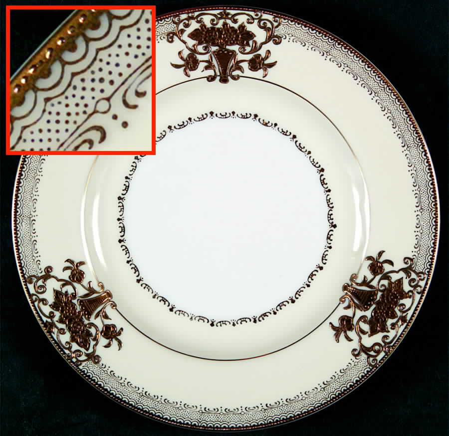 PLR10 Bread & Butter Plate by Pearl China (Japan)-1