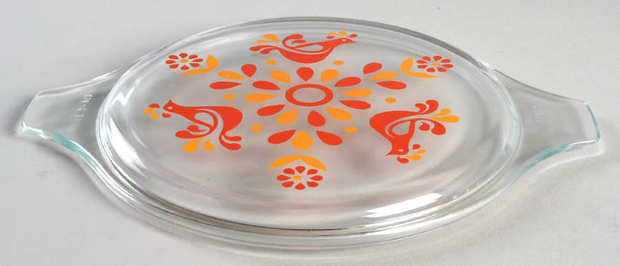 Friendship Lid for 1.5 Qt Round Casserole by Pyrex-1