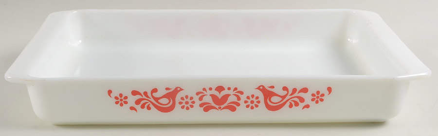Friendship 13"  Rectangular Baker by Pyrex-1