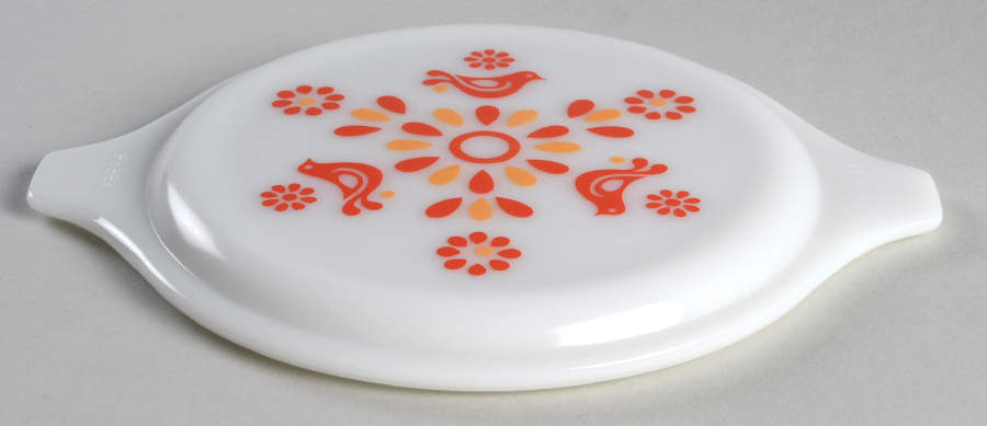 Friendship Lid for 1.50 Pt Round Casserole by Pyrex-1