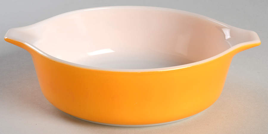 Friendship 1 Pt Round Casserole No Lid by Pyrex-1