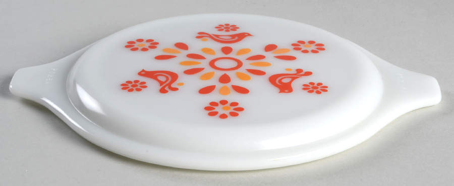 Friendship Lid for 1 Pt Round Casserole by Pyrex-1