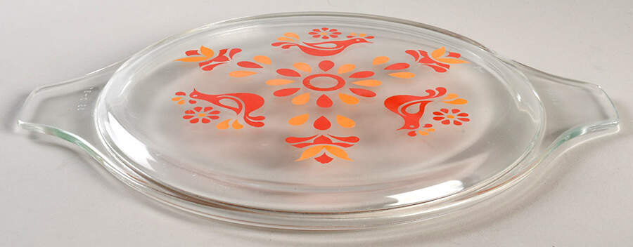 Friendship Lid for 2.5 Qt Round Casserole by Pyrex-1