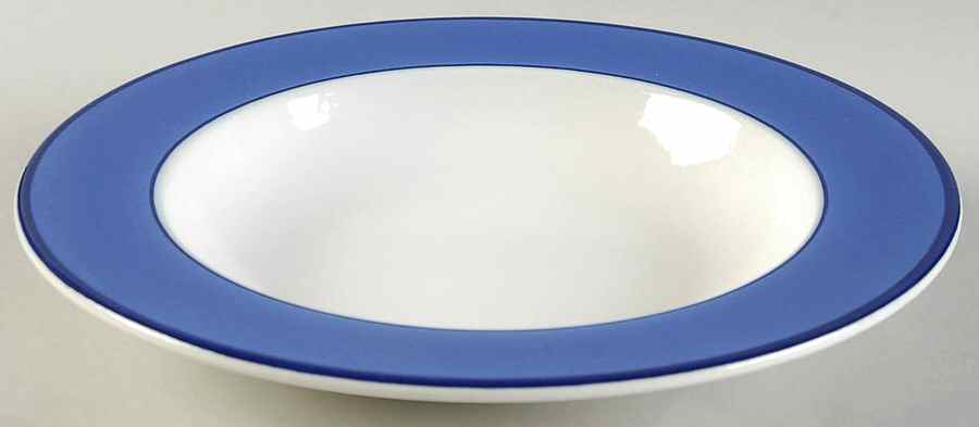 Spa Medium Blue (Rim) Rim Soup Bowl by Pagnossin-1