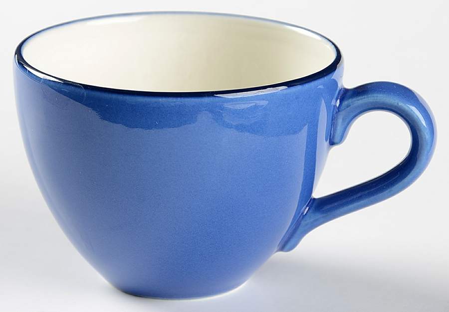Spa Medium Blue (Rim) Flat Cup by Pagnossin-1