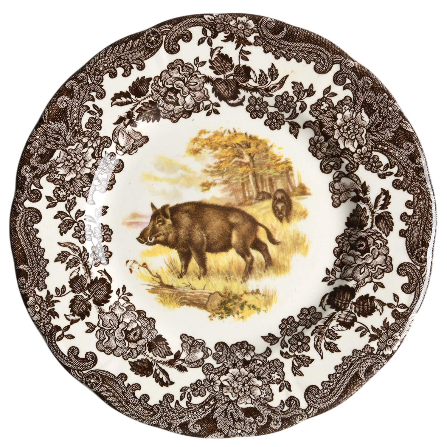 Game Series (Animals) Bread & Butter Plate by Palissy-1
