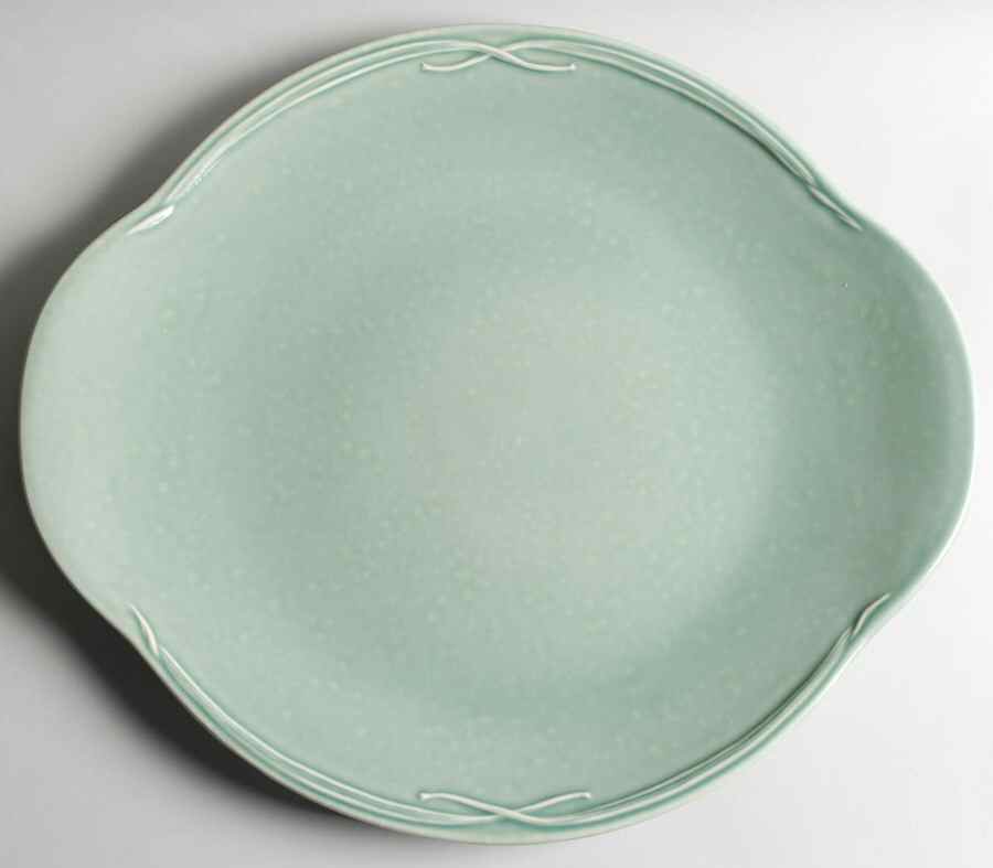 Water's Edge Seafoam 16" Handled Chop Plate (Round Platter) by Pfaltzgraff-1