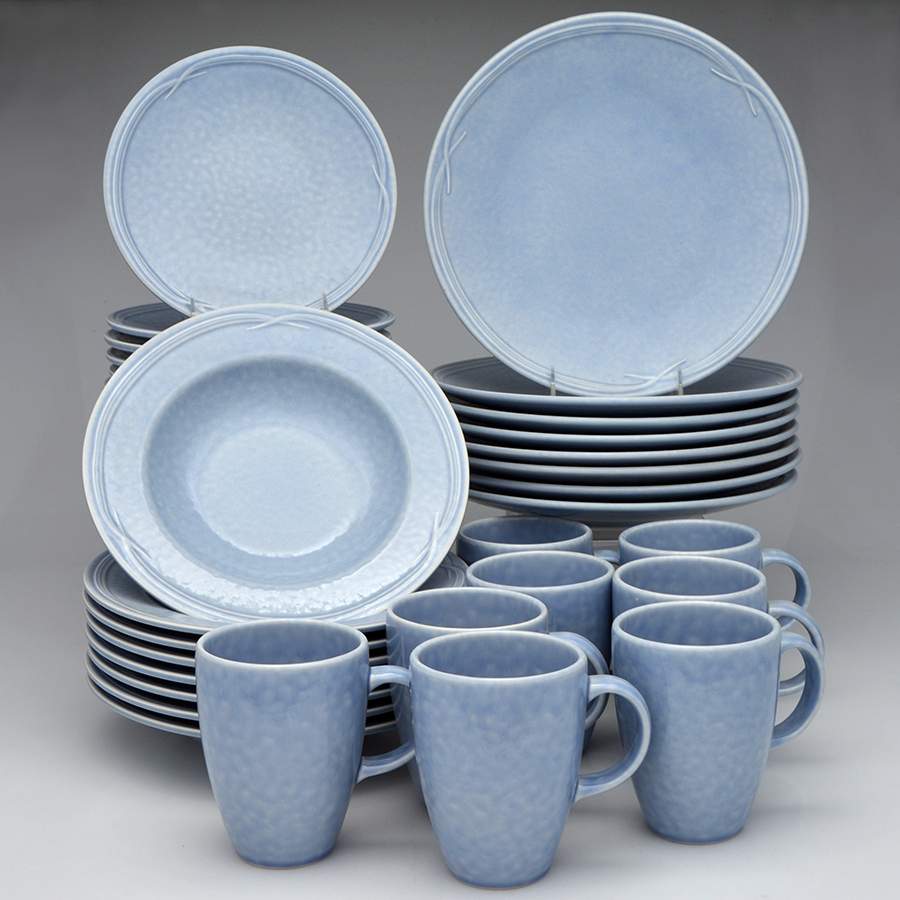 Water's Edge Surf 32 Piece Estate Set by Pfaltzgraff-1