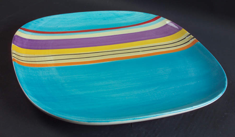 Equator 14" Square Platter by Pfaltzgraff-1