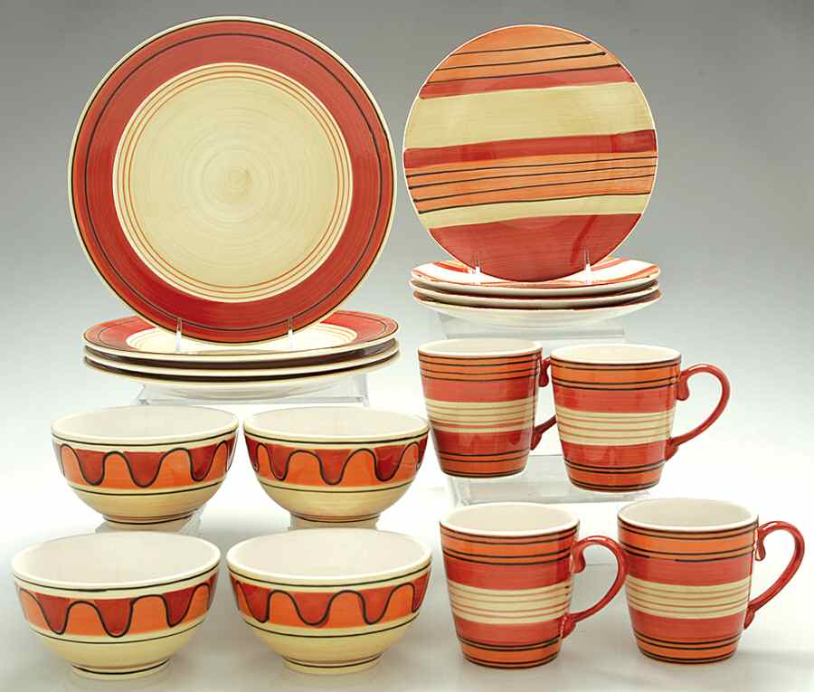 Hot Salsa 16 Piece Set by Pfaltzgraff-1