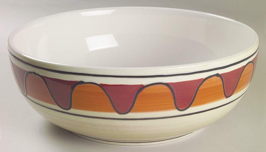 Hot Salsa 9" Round Vegetable Bowl by Pfaltzgraff-1