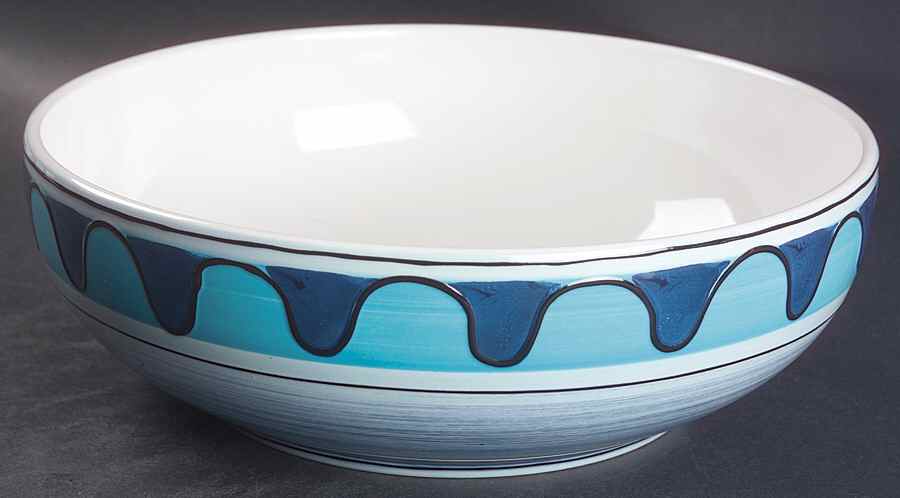 Cool River 11" Large Salad Serving Bowl by Pfaltzgraff-1