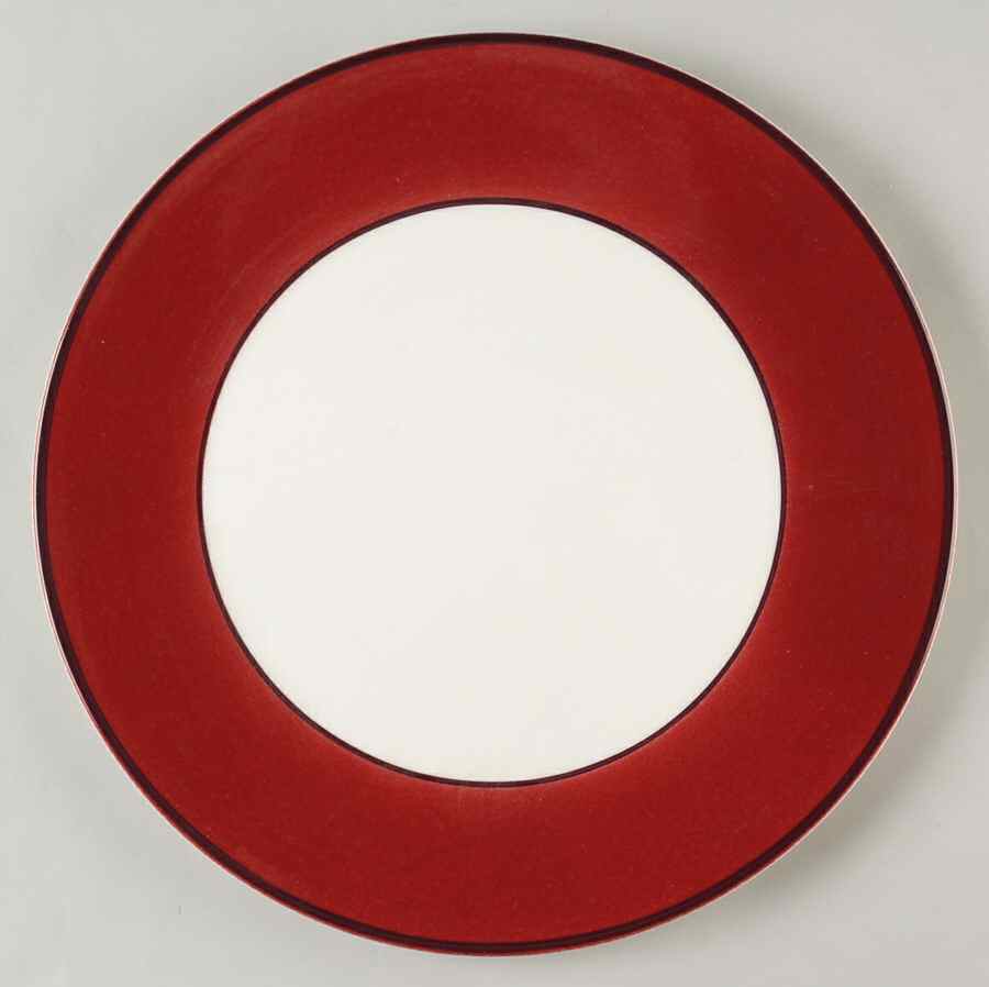Spa Burgundy (Maroon Trim) 12" Chop Plate (Round Platter) by Pagnossin-1