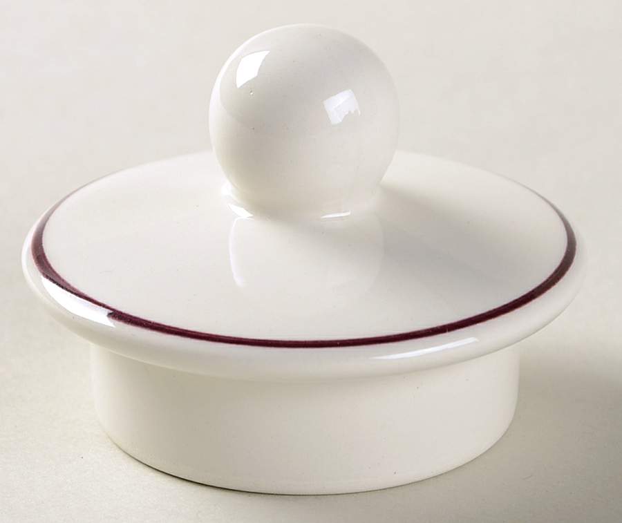 Spa Burgundy (Maroon Trim) Lid for Teapot by Pagnossin-1
