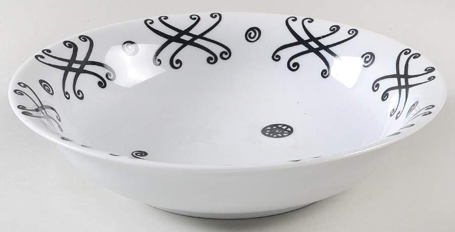 Fez Rim Soup Bowl by Pottery Barn China-1