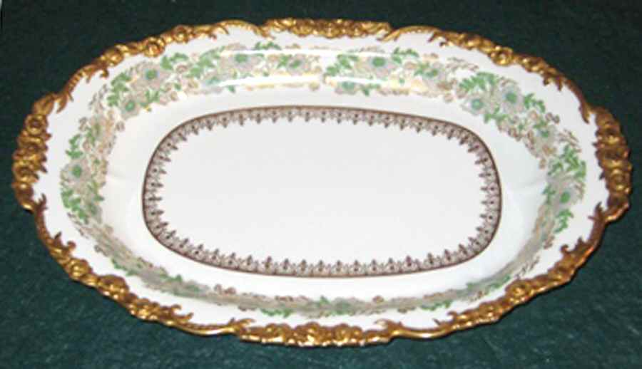 POY404 18" Oval Serving Platter by Jean Pouyat-1