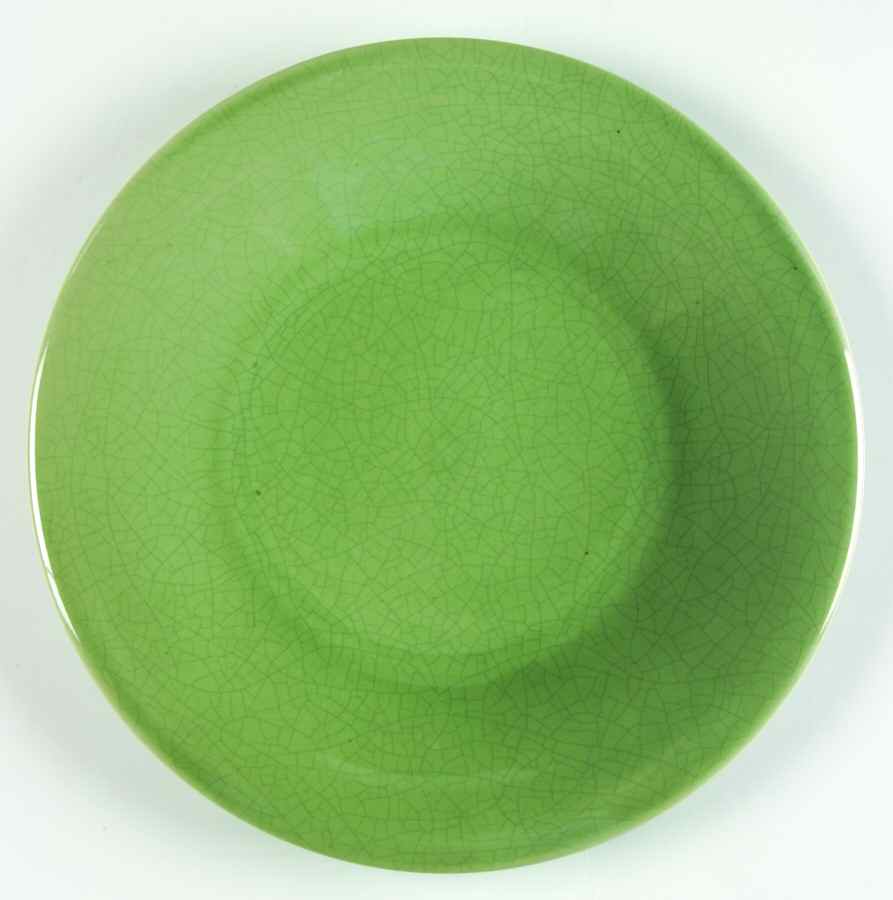 Crackle Green Dinner Plate by Pottery Barn China-1