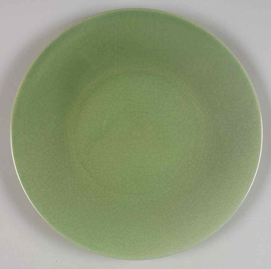 Crackle Green Salad Plate by Pottery Barn China-1