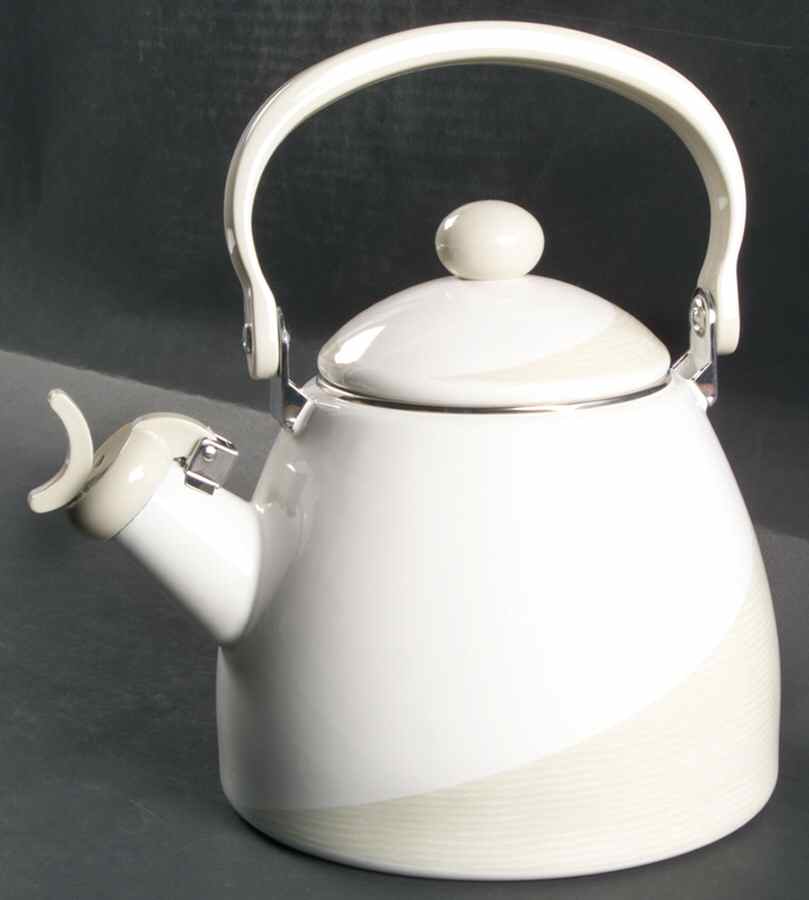 Sand & Seas Sandbar Metal Whistler Kettle & Lid by Pfaltzgraff-1