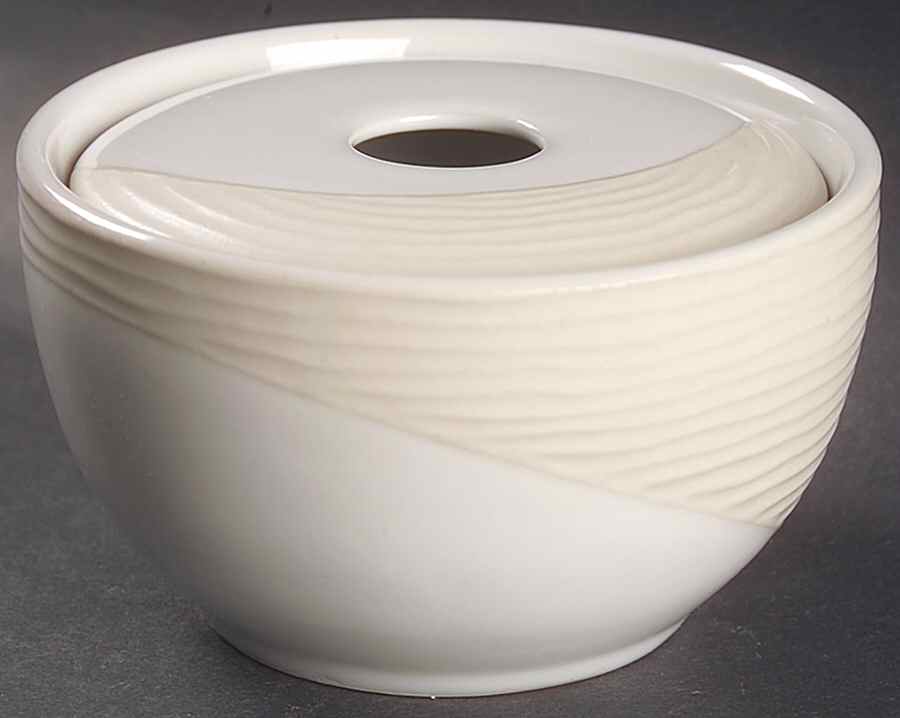 Sand & Seas Sandbar Sugar Bowl & Lid by Pfaltzgraff-1