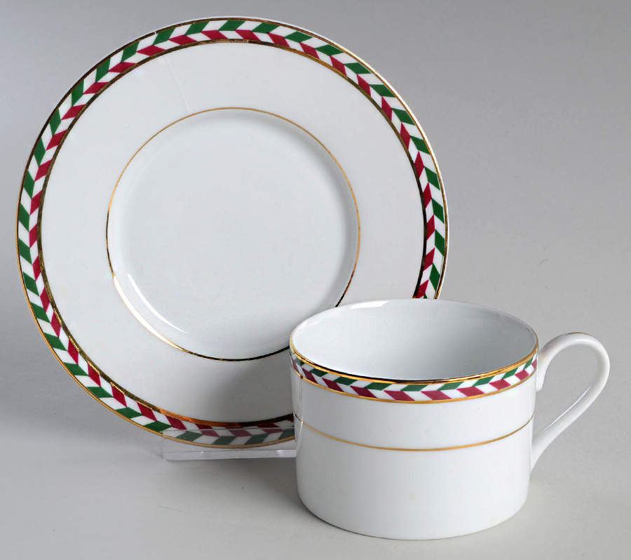 PBA22 Flat Cup & Saucer Set by Pottery Barn China-1