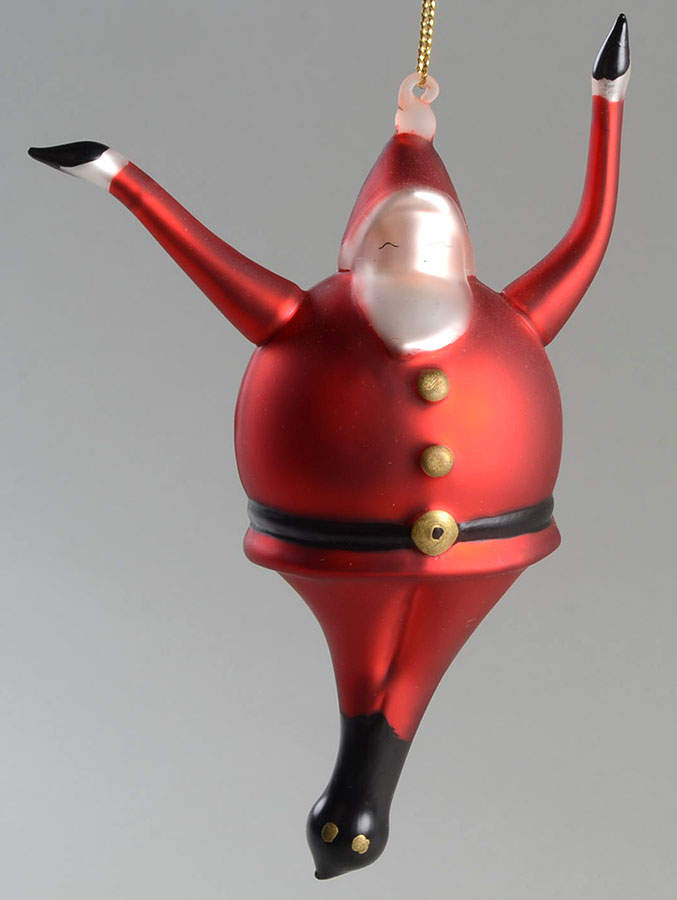 Santa Baby Glassware Ornament by Pottery Barn China-1
