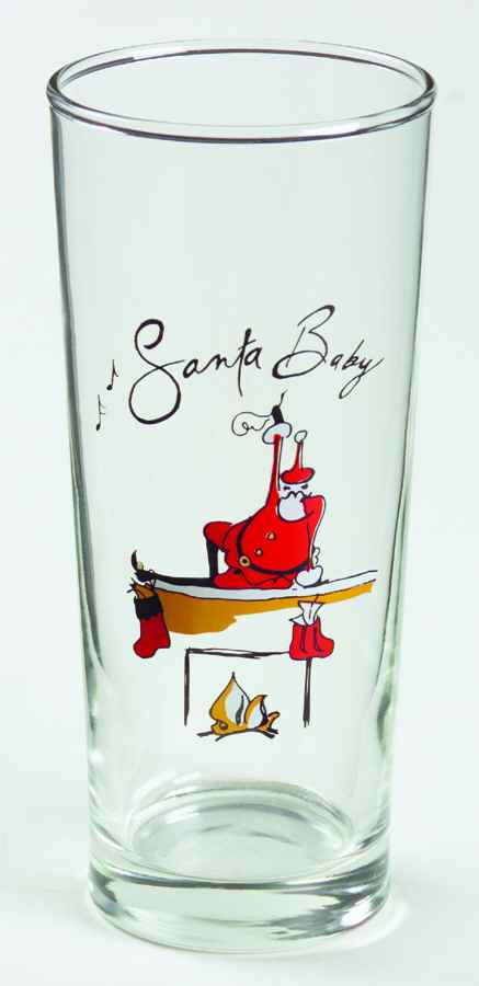 Santa Baby 14 Oz Glassware Tumbler by Pottery Barn China-1