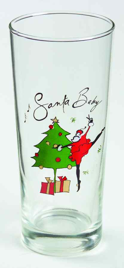 Santa Baby 14 Oz Glassware Tumbler by Pottery Barn China-1