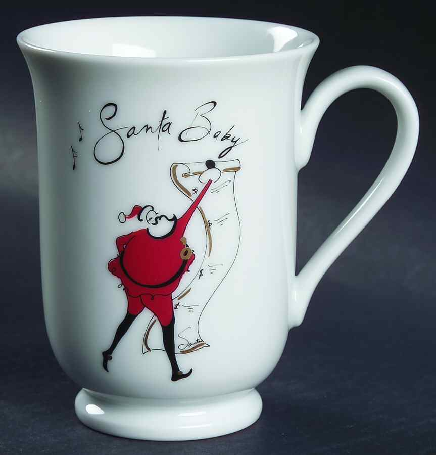 Santa Baby Mug by Pottery Barn China-1