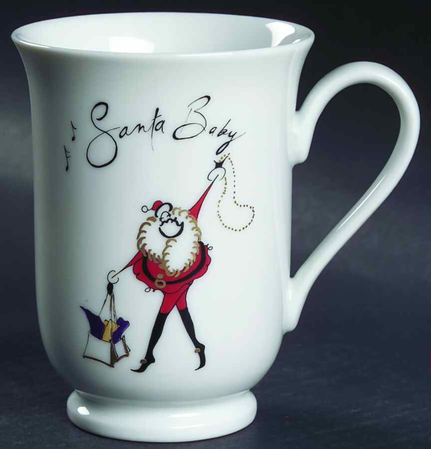 Santa Baby Mug by Pottery Barn China-1