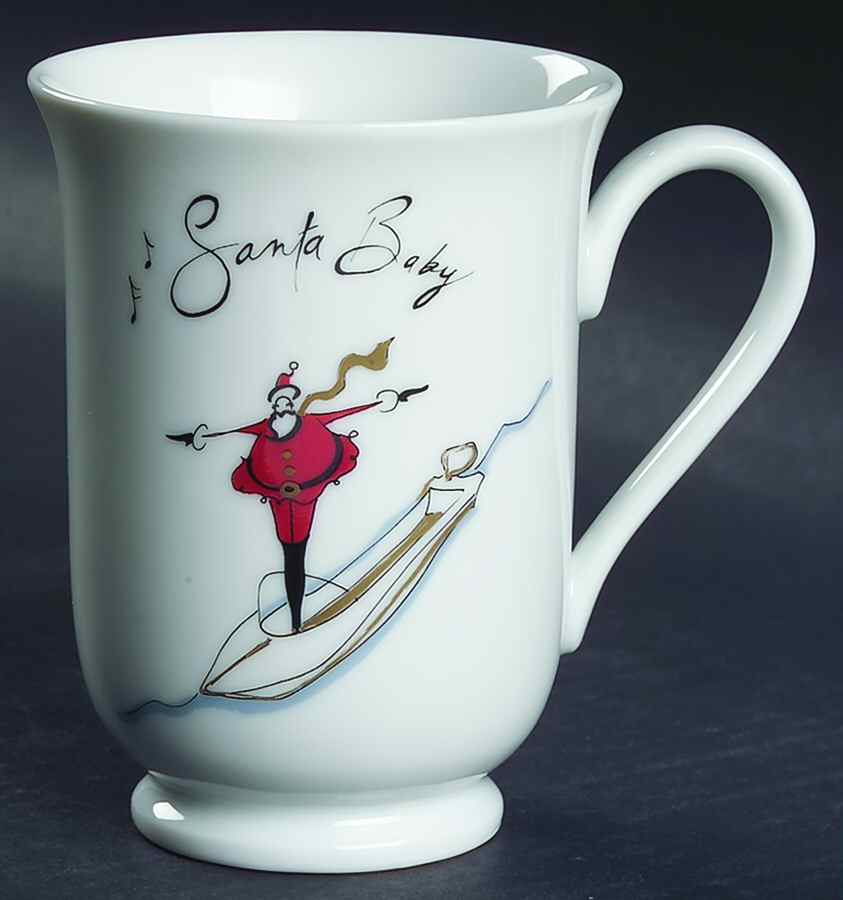 Santa Baby Mug by Pottery Barn China-1