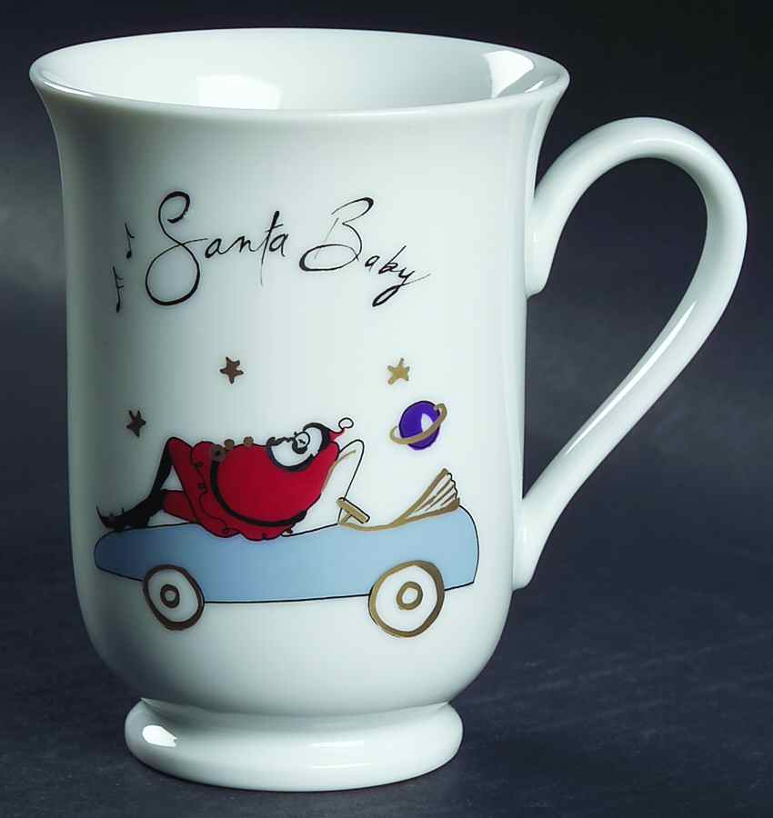 Santa Baby Mug by Pottery Barn China-1