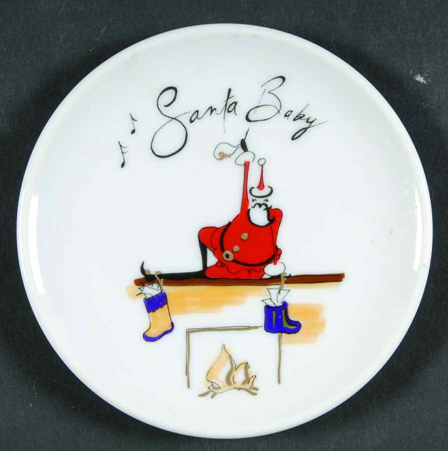 Santa Baby Coaster by Pottery Barn China-1