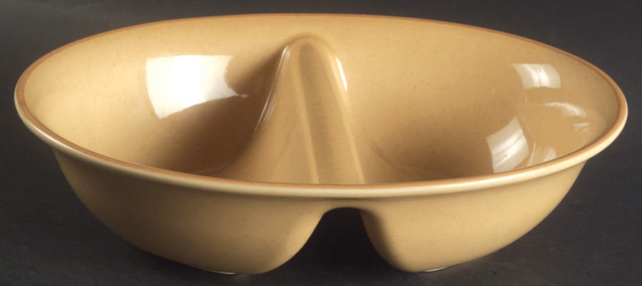 America (By Request 2004) 10" Oval Divided Vegetable Bowl by Pfaltzgraff-1