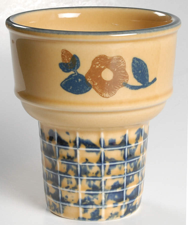 America (By Request 2004) Ice Cream Cone Shaped Dish by Pfaltzgraff-1