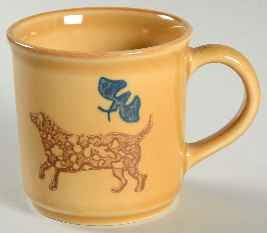 America (By Request 2004) Dog Stencil Mug by Pfaltzgraff-1